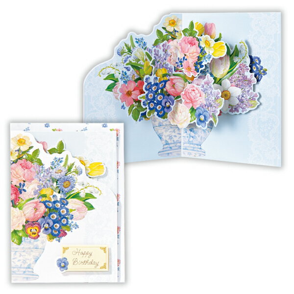 ホールマーク(Hallmark)ホールマークアートコレクションパープルフラワーズメッセージカード(グリーティングカード)(EAR-816-186)