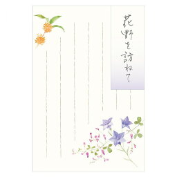 秋二集(秋の花々）NB社(エヌビー社）ハガキ箋(罫線柄入りはがき）(NB-5812820）