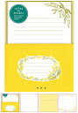 ChikyuGreetingsミモザレターセット(封筒便箋セット)(L500-70)