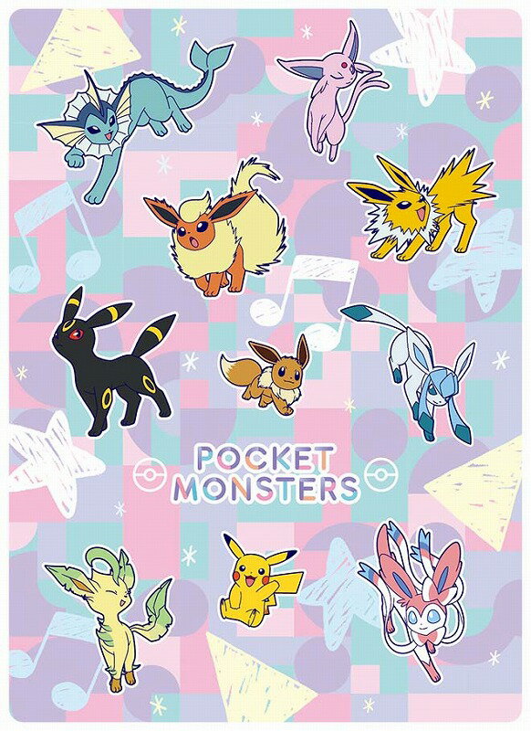 ポケットモンスター[ポケモン]PocketMonstersパステルフレークショウワノート（新学期）下敷き(771-7294-06）
