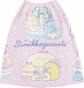 すみっコぐらしS/Gサンエックス(SANX）SummerGoods23おきがえタオル(M）子供のプールタオルに最適♪お着替えプラホック&ゴム付バスタオル(CM41802）