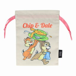 ディズニーチップ＆デール[DisneyChip 'n Dale]レトロアートコレクション(レトロ　水彩）巾着（きんちゃく袋）(S2330865)