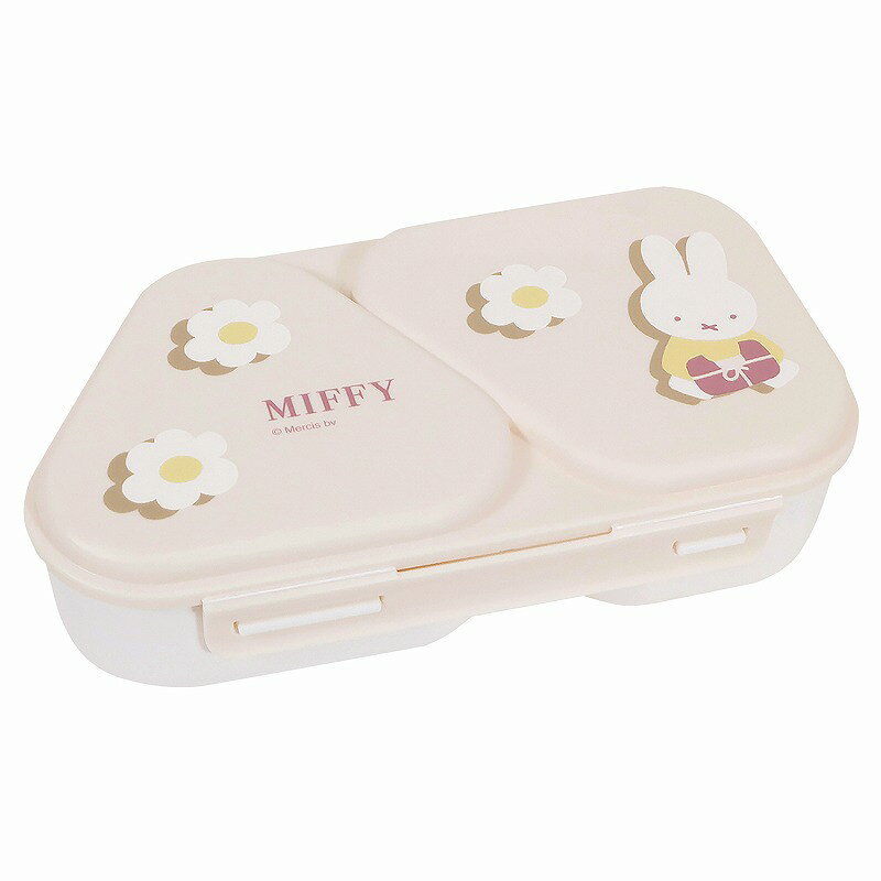 DickBruna（ディックブルーナ）Miffy（ミッフィー）FRUITS柄（クツワ）おにぎりおかずケース（お握り用お弁当箱/三角おにぎりおべんとうばこ）(MF899)のサムネイル