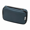 TRUSSAIR(トラスエアー)(クツワ)超軽い収納バッグ(ネイビー)軽量ボックスポーチL(ガシェットバッグ/小物整理バッグ)(TA011NB)