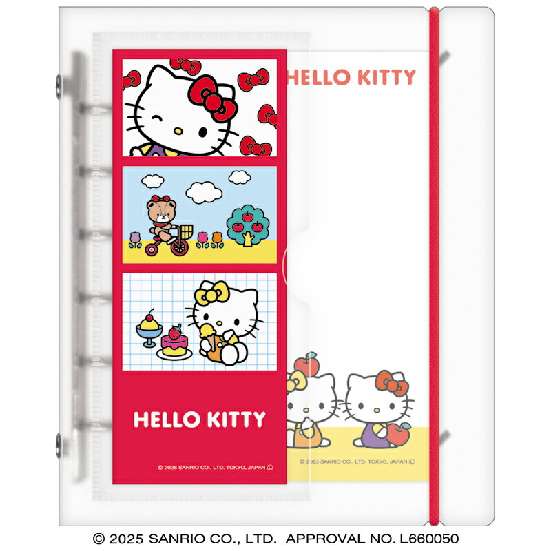 ハローキティ[HelloKitty]サンリオクラックス（CRUX)自由にデコれるクリア台紙♪シール手帳スキペタシールバインダー（シールブック）(CR133037)のサムネイル