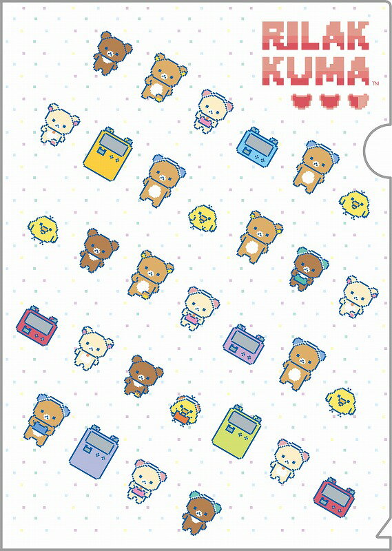 ���å���[Rirakkuma]���󥨥å�����SANX��A4���ꥢ�ۥ����(���ꥢ�ե������(FA15201)