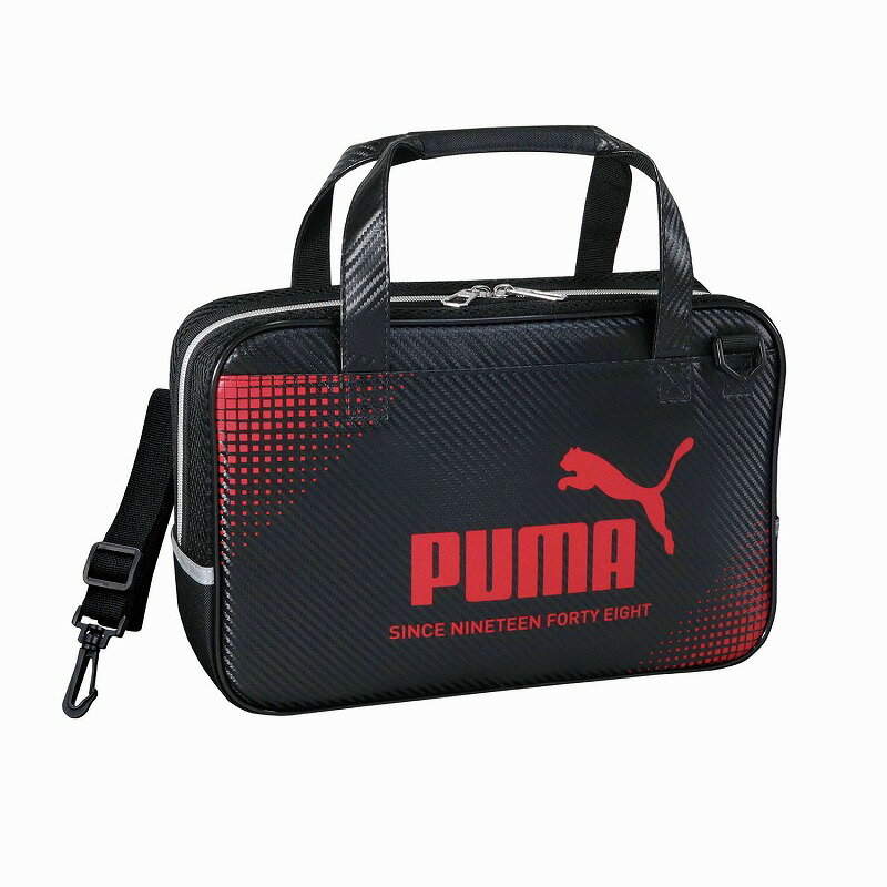 プーマ[PUMA]書道セット（ブラックカーボンxスクエアドッドレッド）（PM586）