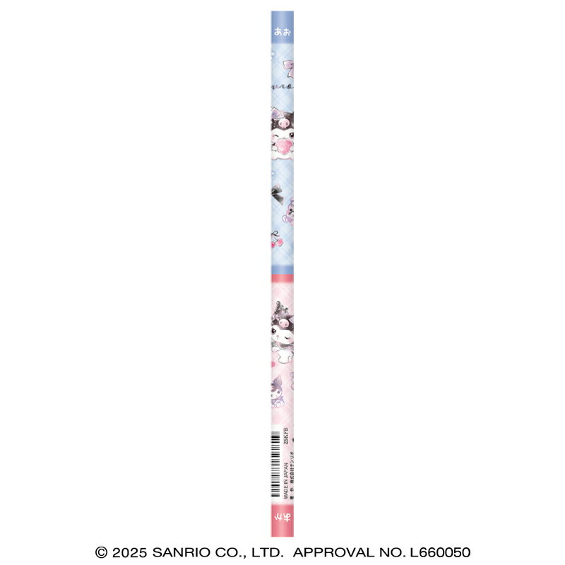クロミちゃん[SanrioKURIMI]サンリオ（リボン）クラックス（CRUX)赤青鉛筆(赤青えんぴつ4本組)(CR133828)