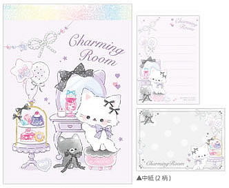 チャーミングルーム[CharmingRoom]シャトン（Q-Lia）クーリアプチメモ（2柄）(QL-04462)