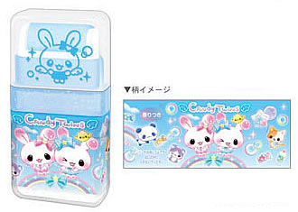 Rakuten - キャンディツインズ[CandyTwins]ブルー（Q-Lia）クーリア香り付きローラー消しゴム（イチゴの香り）(QL-05177)