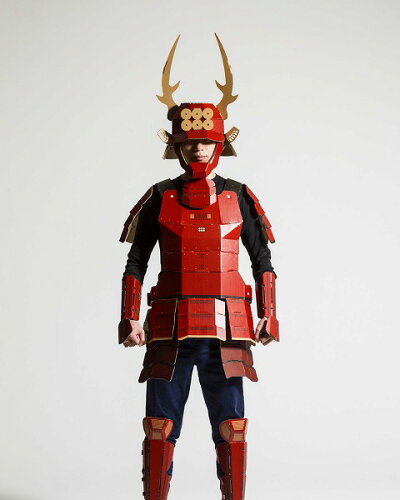 大人も!着れちゃうダンボール段ボールで作る甲冑甲冑真田幸村段ボール工作で着れる武者の鎧と兜を作っちゃおう!大人用(身長約150~180cm程度用)(997-0000-01)