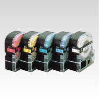 テプラテープカートリッジカラーラベル（パステル） 18mm～24mm（SC）