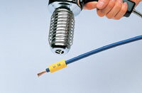 テプラテープカートリッジ熱収縮チューブ　径11mm（径5.5〜径11mm）（SU）