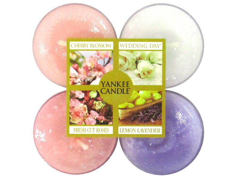 ヤンキーキャンドルYankeeCandle クリアカップティーライト アソートPKフローラルのサムネイル