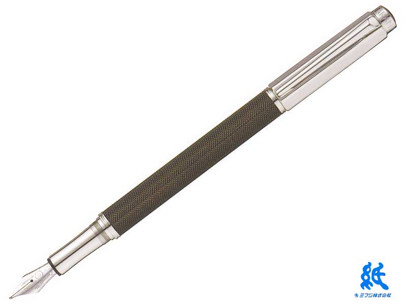 カランダッシュCARAND'ACHE 万年筆バリアスコレクション アイバンホー ブラック 18金ペン先ロジウムコートF/M/B 4490-082