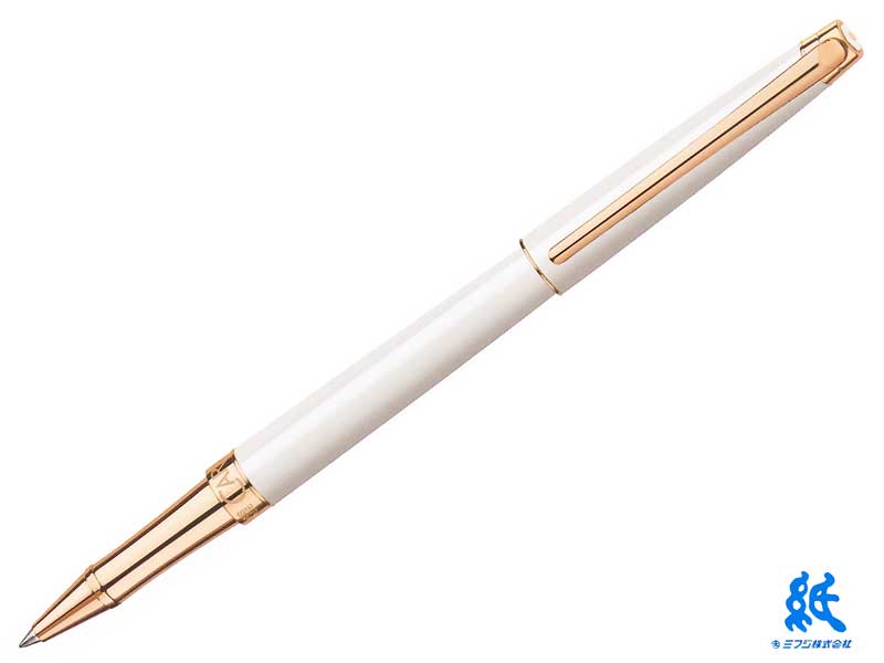 カランダッシュCARAND'ACHE 水性ボールペンレマンスリムコレクション ホワイトローズゴールド ローラーボール 4771-001