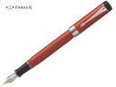 パーカーPARKER 万年筆デュオフォールドクラシックDUOFOLD ビッグレッドCT センテニアル 18金ペン先 F・M