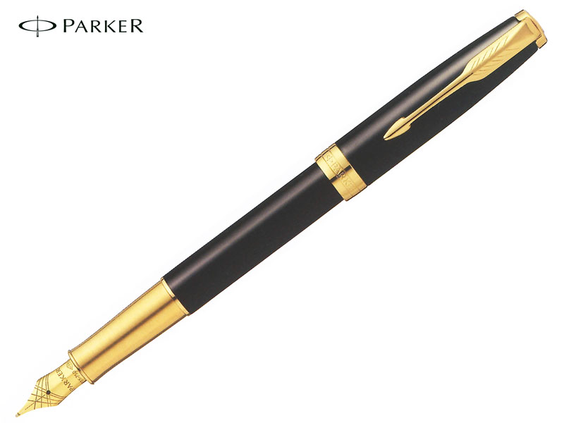 パーカー 万年筆 パーカーPARKER 万年筆ソネットSONNET ラックブラックGT F細字 18金ペン先