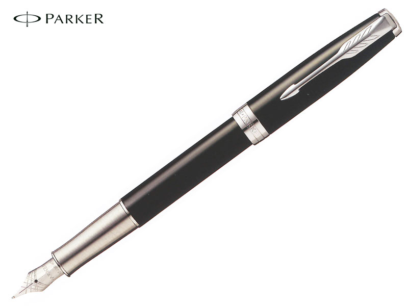 パーカーPARKER 万年筆ソネットSONNET ラックブラックCT F細字 18金ペン先