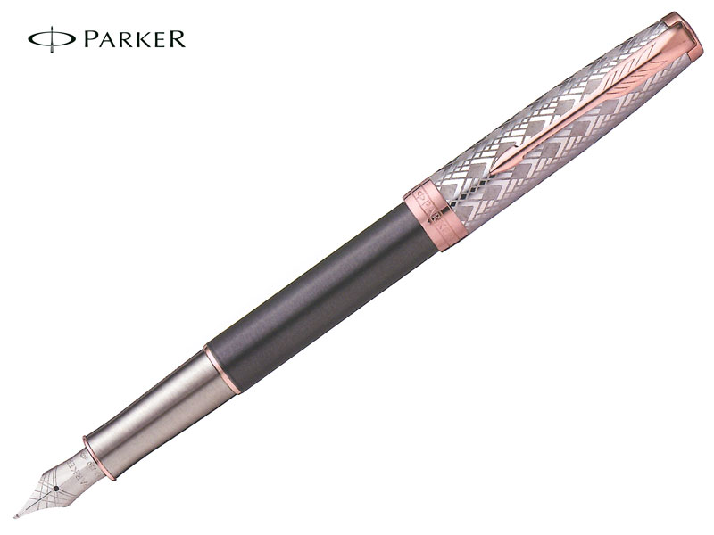 パーカー 万年筆 パーカーPARKER 万年筆ソネットSONNET メタル＆グレイPGT F/M 18金ペン先