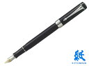 パーカーPARKER 万年筆デュオフォールドクラシックDUOFOLD ブラックCT インターナショナル 18金ペン先 F〜M