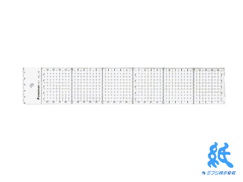 ステッドラーSTAEDTLER カッティング用方眼定規 50cm 962 06