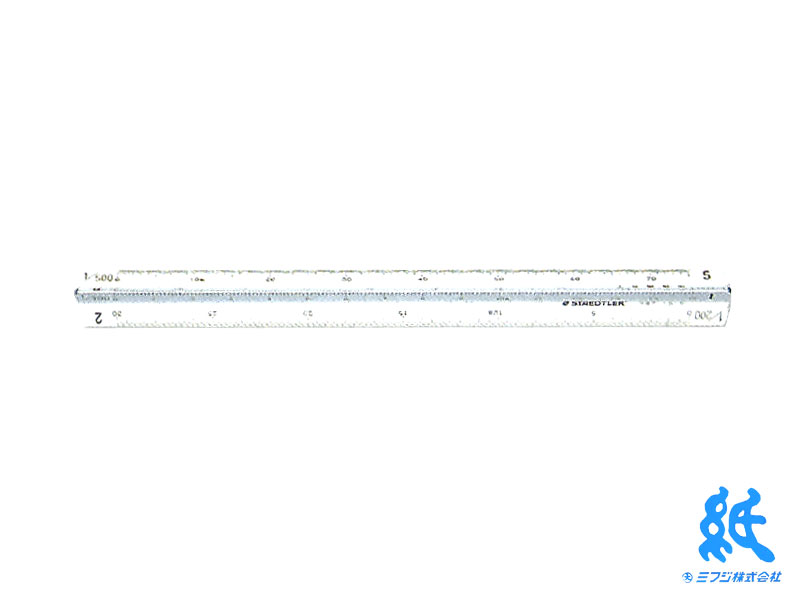 ステッドラーSTAEDTLER 三角スケール 高精度オールアルミ製ポケット型 土地家屋調査士用15cm 987 15-12