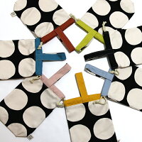 ドット柄帆布のシューズケースMadeinJapan