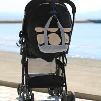 ドット柄帆布のトートバッグ(フタ+肩紐+車椅子ベルト付)SSサイズアイスブルーMadeinJapan