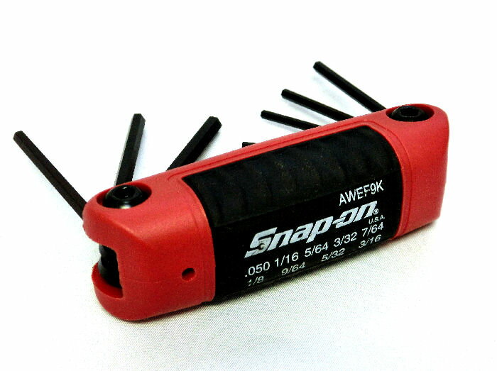 Snap-on (スナップオン) ヘックスレンチ インチサイズ AWEF9K 並行輸入品