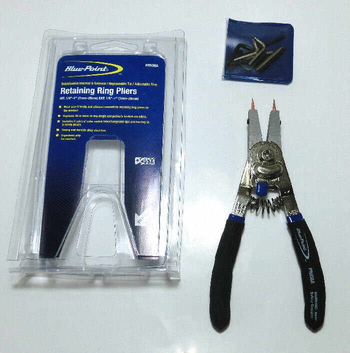 Blue-Point (ブルーポイント) Snap-on社製 コンバーチブル スナップリング プライヤー PRH56A 並行輸入品