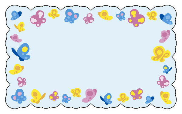 【DMK-044】15枚パック かわいい型抜きタイプのメッセージカード 名刺サイズ デザインメッセージカードミニ ミニメッセージカード【メール便対応商品】