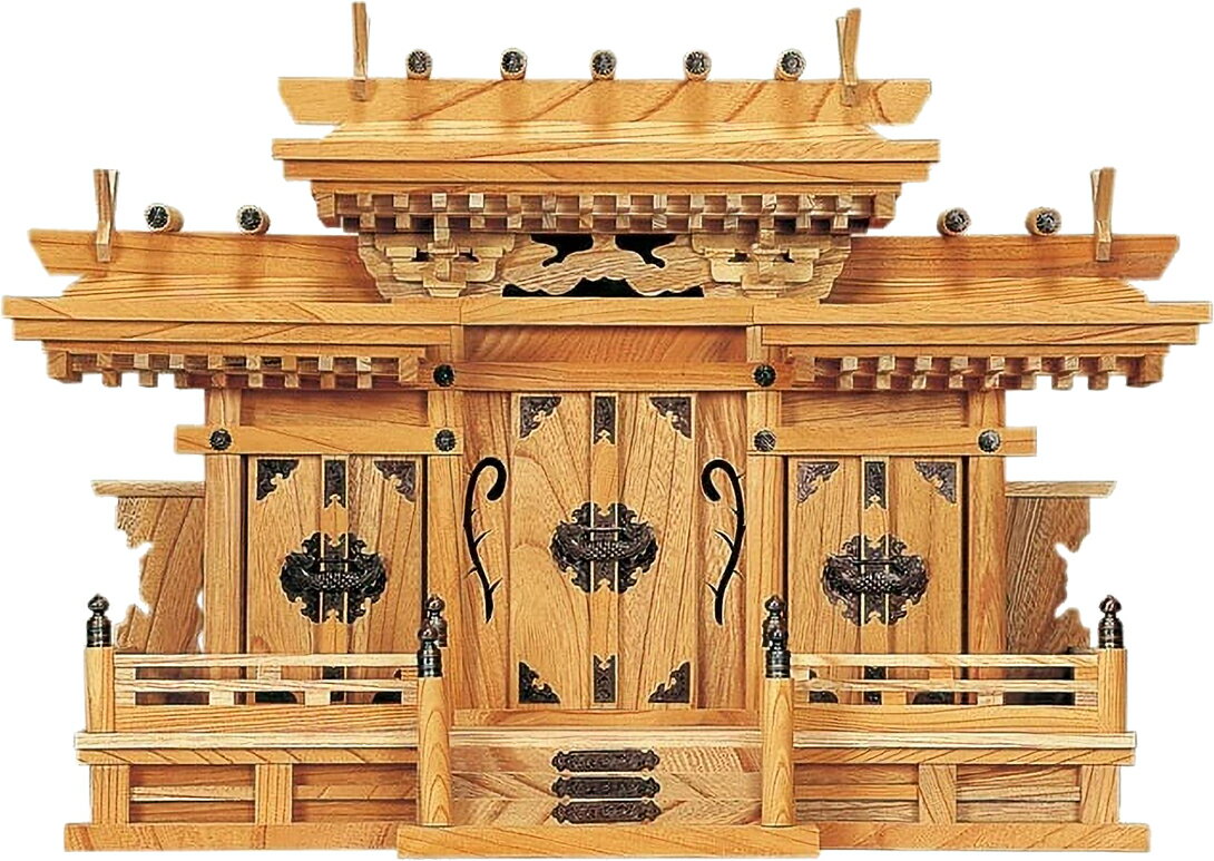 楽天市場】神棚 三社 けやきの通販 楽天市場】神棚 三社 けやきの通販