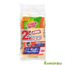 3M スリーエム スコッチブライト ハイブリッド抗菌ウレタンスポンジたわし オレンジ 2個入【ドラッグストア】【宅急便コンパクト対応】