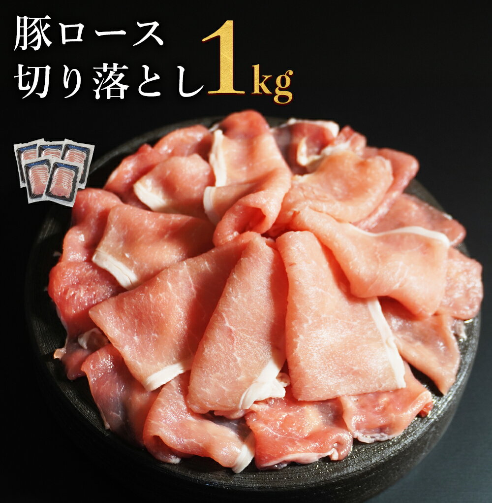 豚の生姜焼き用 薄切り 豚ロース肉 豚肉 切り落とし 200g×5パック メガ盛り 大盛 大容量