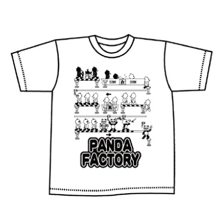 【おもしろTシャツ】パンダファク