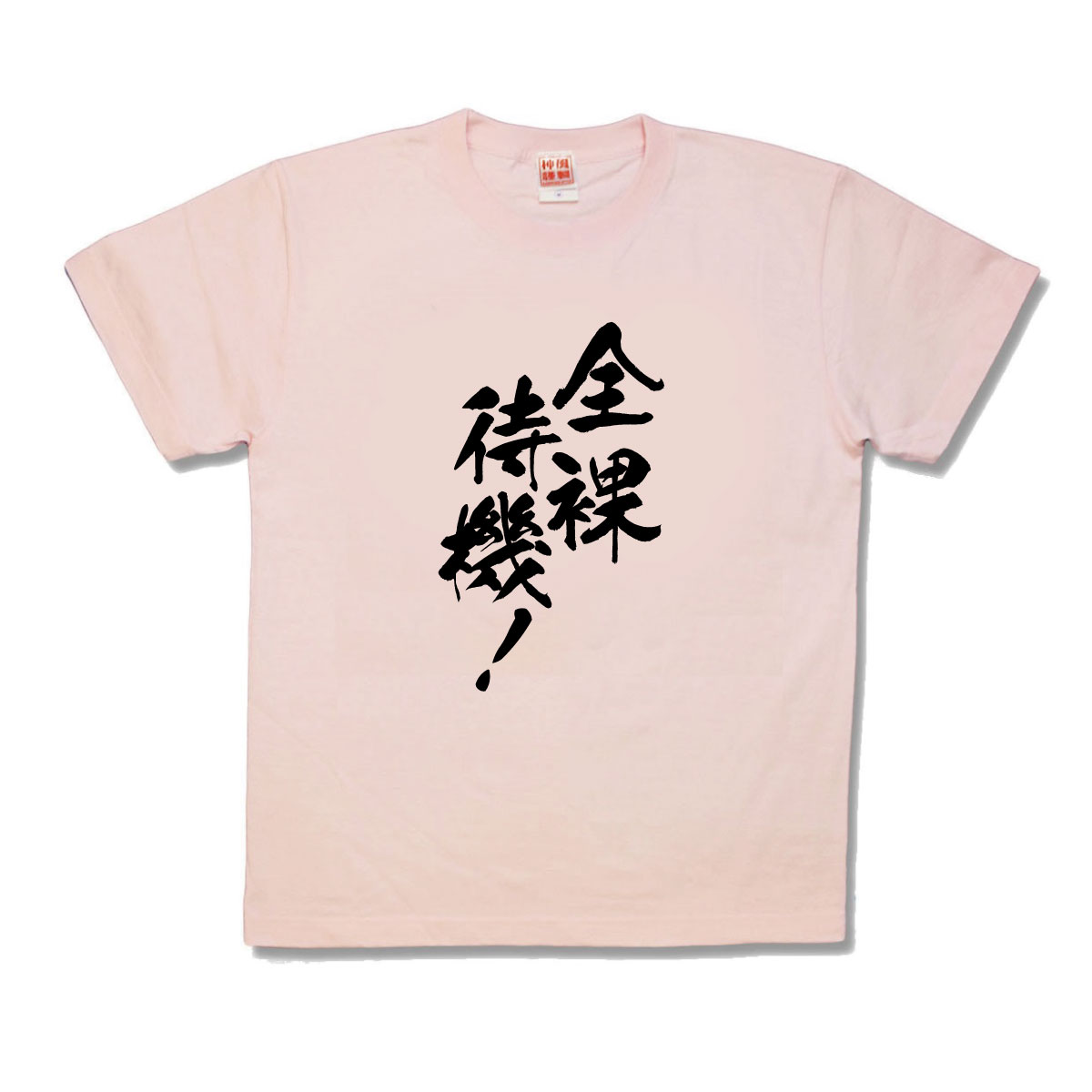 【おもしろTシャツ】全裸待機