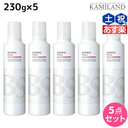 ★最大2,000円OFFクーポン配布中★アリミノ BSスタイリング シャイニング フォーム 230g ×5個 セット / 【送料無料】 美容室 サロン専売品 美容院 ヘアケア スタイリング剤 ヘアムース フォーム ダメージケア 保湿 ツヤ