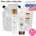 【ポイント3倍!10日0時から】シュワルツコフ BCクア カラースペシフィーク シャンプー a 250mL + 600mL + トリートメント a 250g +...