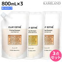 【5/5限定ポイント2倍】ビーエックス b-ex クレイエステ プライミング シャンプー 800mL 《ピンク・ゴールド》 ×3個 詰め替え 選べるセット / 【送料無料】 美容室 サロン専売品 美容院 ヘアケア モルトベーネ ビューティーエクスペリエンス 毛穴