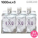 【ポイント3倍!24日20時から】リアル化学 イクスク(EXQ)シャンプー しっとり 1000mL 詰め替え ×3個 セット / 【送料無料】 業務用 1L 美容室 サロン専売品 美容院 ヘアケア