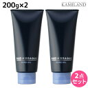 タマリス ルードブラック ハードジェル 200g ×2個 セット / 美容室 サロン専売品 美容院 ヘアケア スタイリング剤 ヘアジェル ハード ノンシリコン