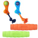 【正規販売店】JOYSER(ジョイサー) ホールスティック (ライム/オレンジ) orパピー タグボーン(オレンジ/ブルー) 選べる種類/カラー 犬用おもちゃ ...