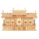 【現役神職監修】神棚 五社 ひのき 屋根違い五社(中)【宮型 宮形 お宮 祭壇 棚 祭祀 斎場 祭場 拠所 仏壇】【送料無料】