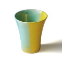 【マラソン最大1600円引クーポン】ALPHA BLANCA Kaguyahime KG12002 京焼 カップ「R*cup yellow/blue」メーカー取寄品 コップ 日本製 陶器 アルファブランカ 食器 和食器 テーブルウェア 和風 小物 雑貨 プレゼント ギフト 贈り物 お祝い 結婚祝い 内祝い(代引不可)