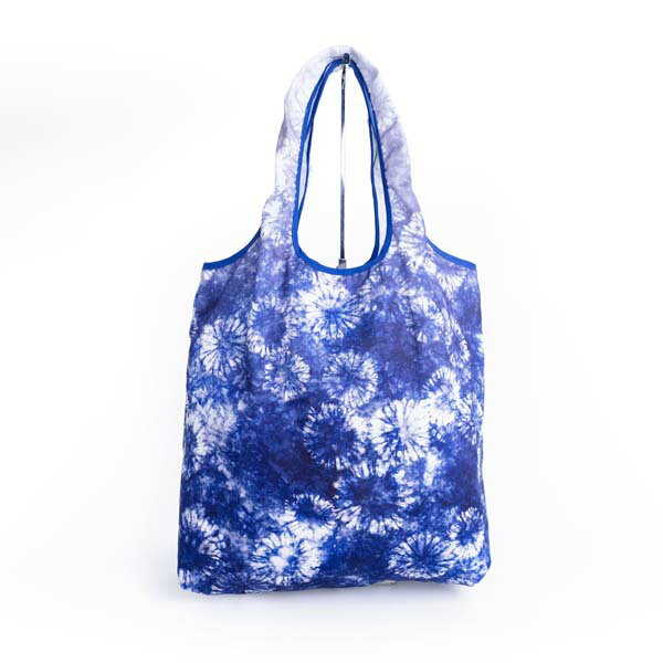 美研繊維 エコバッグ AEC-005「菊と藍」あそ美心 メーカー直送品 ※他ブランド商品と併買不可※ トートバッグ マイバッグ エコバッグ エコ かばん かわいい ファッション 雑貨 プレゼント ギフト 包装(代引不可)