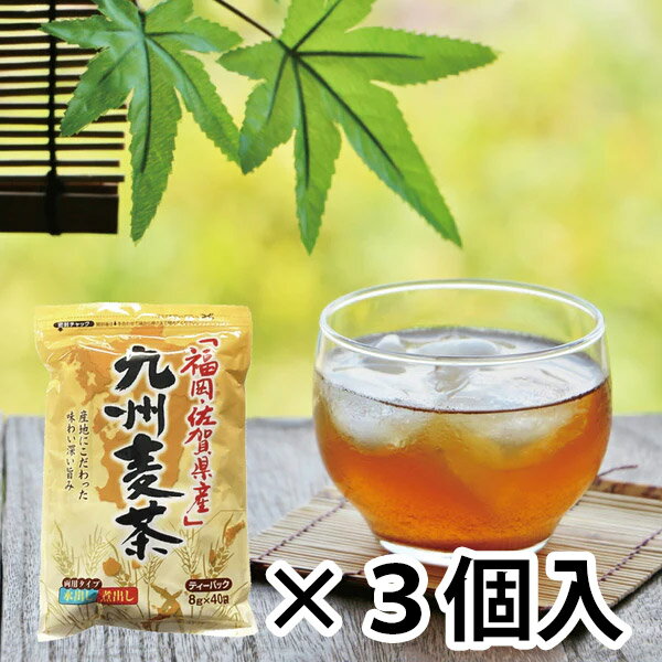 樂天商城 - ちきりや 麦茶「九州麦茶 ティーパック(8g×40袋)×3袋」メーカー直送品 ※他ブランド商品と併買不可※ ノンカフェイン まとめ買い 大麦 福岡 佐賀 ティーバッグ 茶葉 緑茶 国産 茶 お茶 水出し ドリンク プレゼント ギフト (代引不可)
