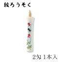 【GW特典クーポン最大1000円】中村ローソク nrs-0201-si-04 手描き絵ろうそく「金魚 1本入(2匁) 白」メーカー取寄品 京蝋燭 ロウソク ヌカ...