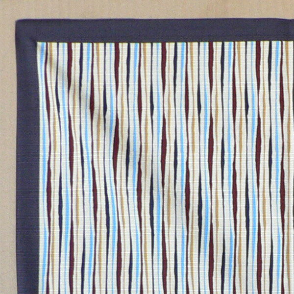 宮井株式会社 13-2816-82 いせ辰 風呂敷「なだらか縞 (約90cm/ブルー)」メーカー取寄品 風呂敷 綿 約90cm幅 江戸千代紙 ふろしき バッグ 雑貨 プレゼント ギフト