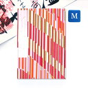 【GW限定100円引セール】かみもん 御朱印帳 赤タテしま柄 Mサイズ 大判 11×16cm ご朱印帳 御朱印帖 ご朱印帖 御集印帳 納経帳 蛇腹タイプ アコー...
